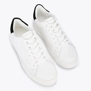 Kurt Geir white platform sneaker never worn